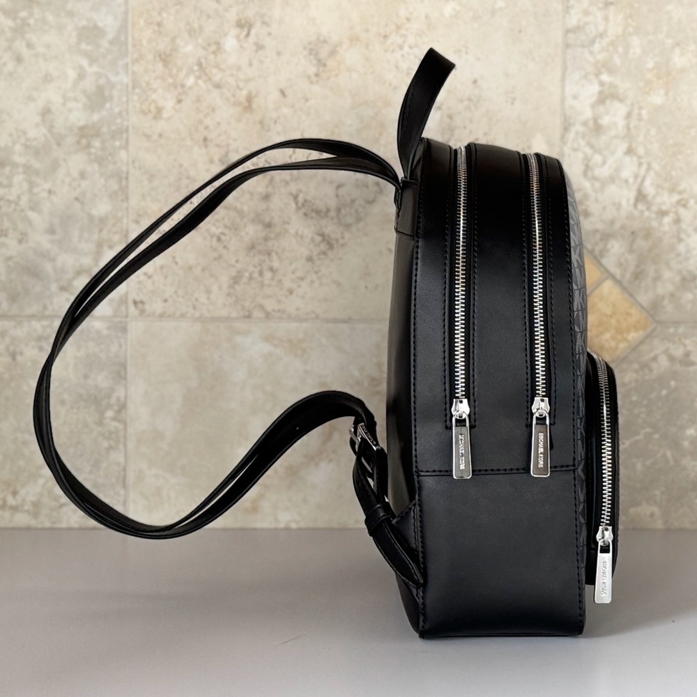 Michael Kors Jaycee Medium Backpack MK Ombre Black Multi - Picture 5 of 14